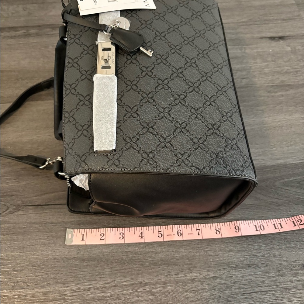 NWT Nine West Maribel Jet Black Satchel - Picture 14 of 14